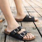 Damen Komfortable Sandalen mit verstellbaren Riemen und ergonomischem Fußbett R&B
