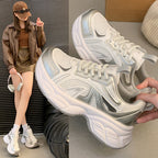 Damen Sportliche Sneaker mit dämpfender Sohle und atmungsaktiver Mesh-Beschichtung R&B