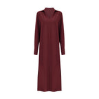 Damen Maxikleid mit praktischem V-Ausschnitt und Taschen R&B