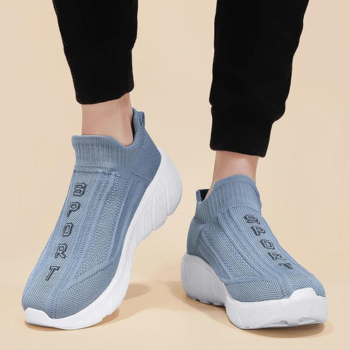 Damen bequeme Strick-Sneaker R&B
