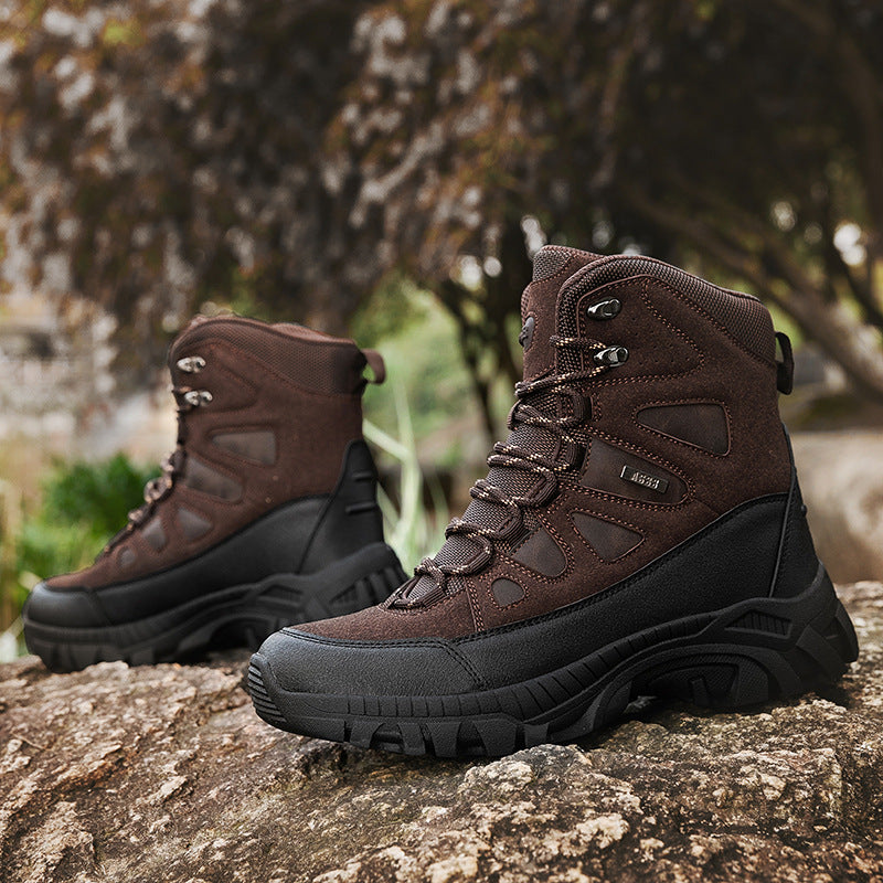 Herren Robuste Outdoor-Boots mit hohem Knöchelschutz und rutschfester Sohle R&B