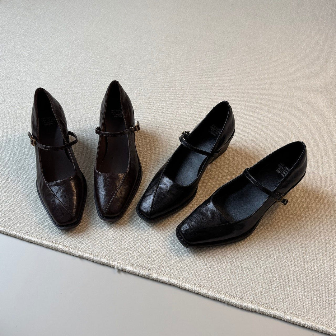 Damen elegante Riemchen-Ballerinas mit komfortabler Fußbettstruktur R&B