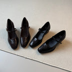 Damen elegante Riemchen-Ballerinas mit komfortabler Fußbettstruktur R&B
