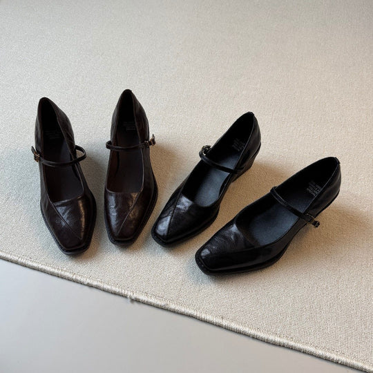 Damen elegante Riemchen-Ballerinas mit komfortabler Fußbettstruktur R&B