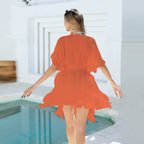 Damen Sommerkleid mit Spitzendetails R&B