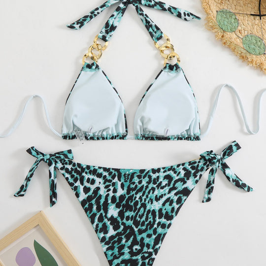 Damen Bikiniset mit eleganten Kettenakzenten R&B