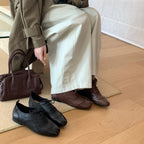 Damen Elegante Schnürschuhe mit modischem Lochmuster und hochwertigem Leder R&B