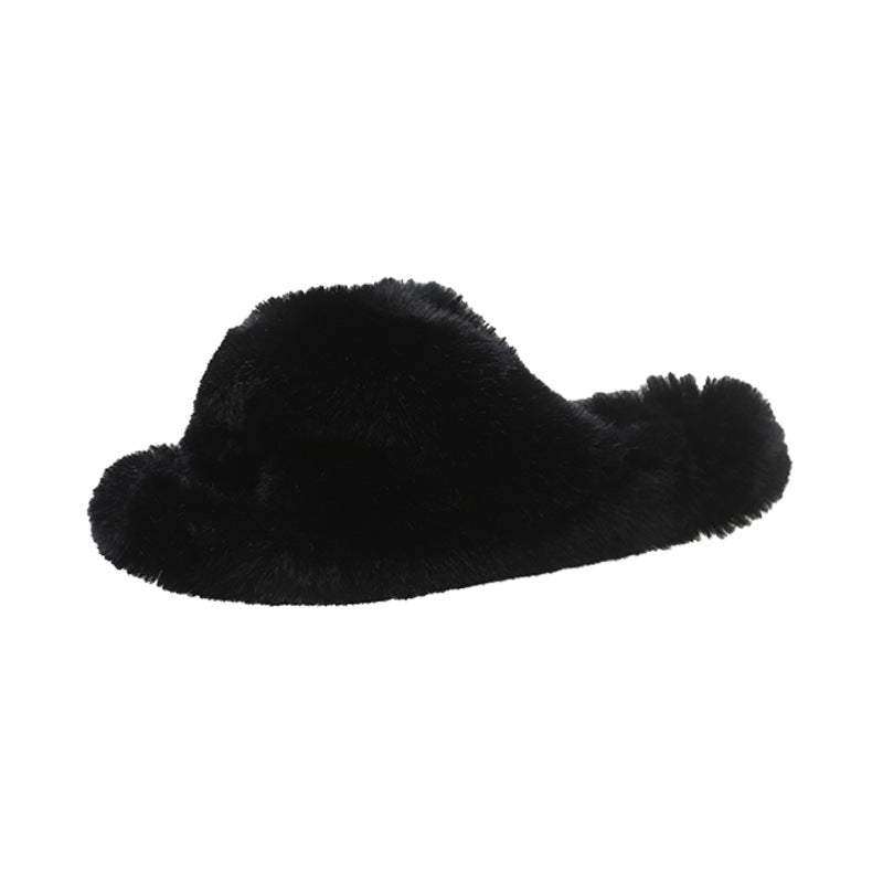 Damen Flauschige Hausschuhe mit kuscheligem Innenfutter R&B