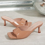 Damen elegante Riemchen-Pantoletten mit modischem Design R&B