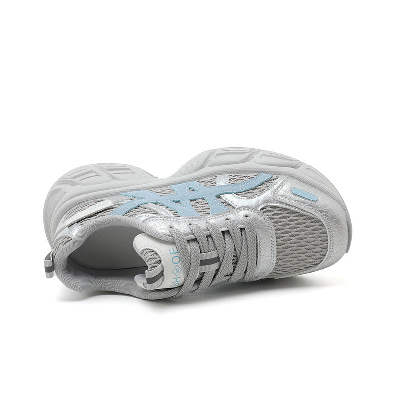 Damen Sportliche Mesh-Sneaker mit atmungsaktiver Laufsohle R&B