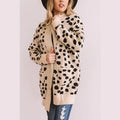 Damen Raglan-Cardigan mit stylischem Punktmuster R&B