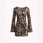 Damen Minikleid im angesagten Leopardenmuster R&B