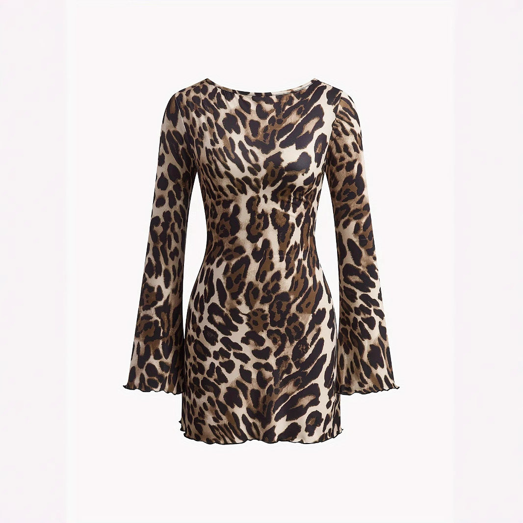 Damen Minikleid im angesagten Leopardenmuster R&B