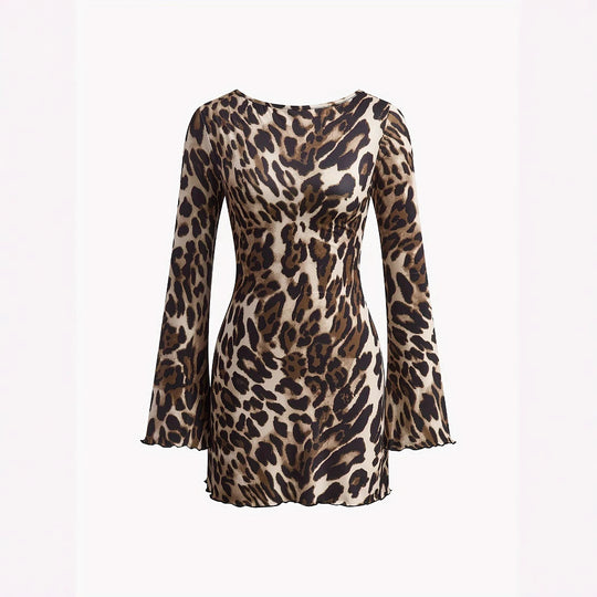 Damen Minikleid im angesagten Leopardenmuster R&B