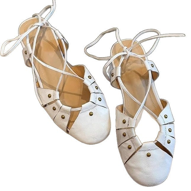 Damen Halbschuhe mit modischem Schnürdesign und stilvollen Studdetails R&B
