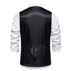Herren elegante Weste mit feinen Details und modernen Akzenten