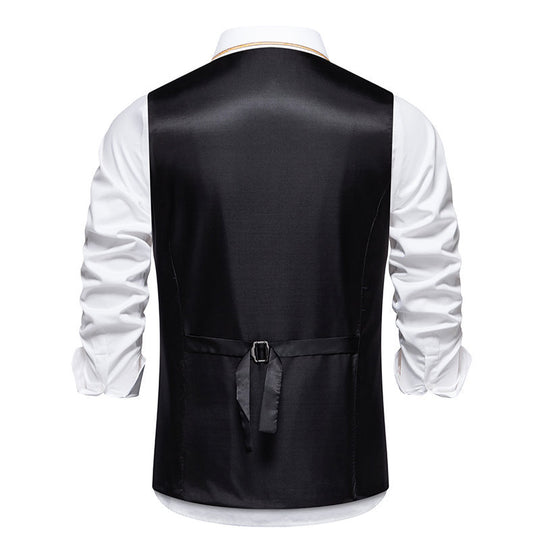 Herren elegante Weste mit feinen Details und modernen Akzenten R&B