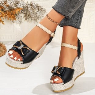 Damen Keilabsatzsandalen R&B