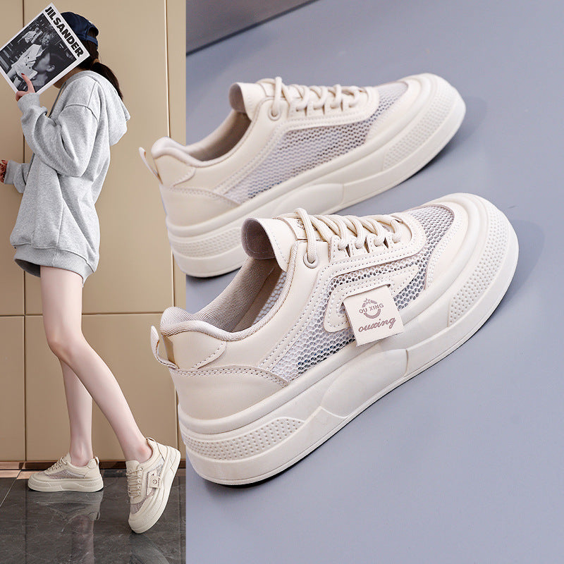 Damen trendige Sneakers mit atmungsaktivem Obermaterial und bequemer Sohle R&B