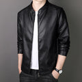 Herren Kunstlederjacke modern geschnitten
