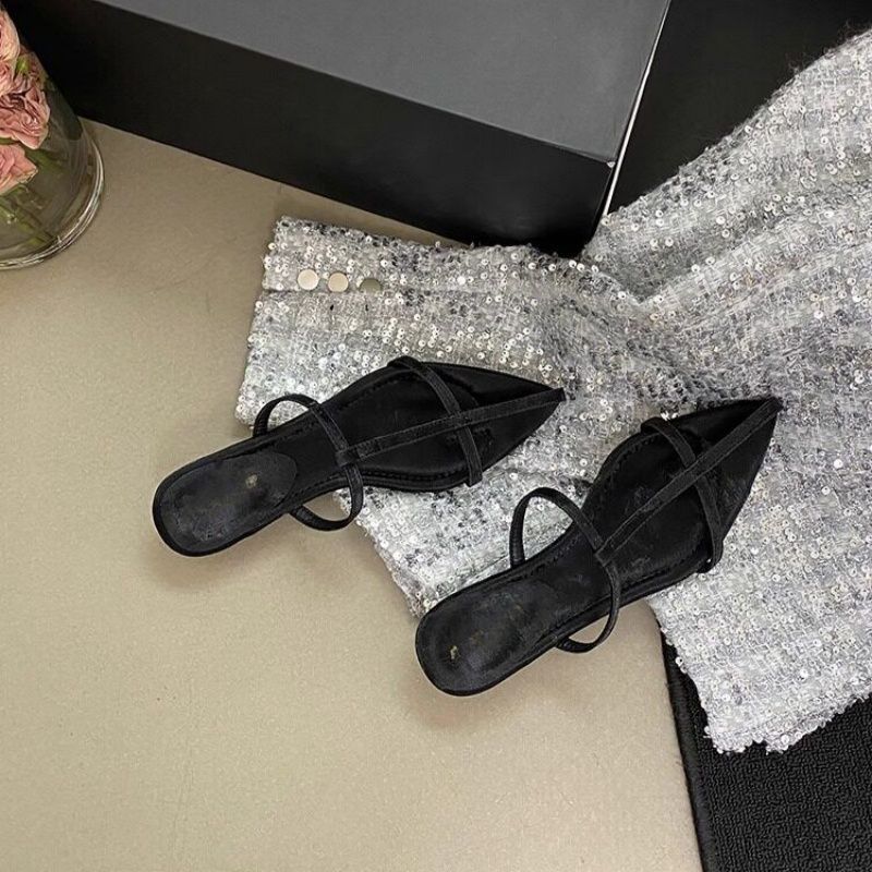 Damen elegante Zehentrenner mit schmalen Riemchen R&B