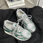 Damen Athletische Sneakers mit atmungsaktiver Mesh-Oberfläche und dämpfender Sohle R&B