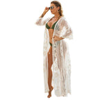 Damen elegante Häkel-Strandtunika R&B