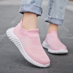 Damen Hochinnovative Slip-On Sneakers mit atmungsaktivem Obermaterial und flexibler Sohle