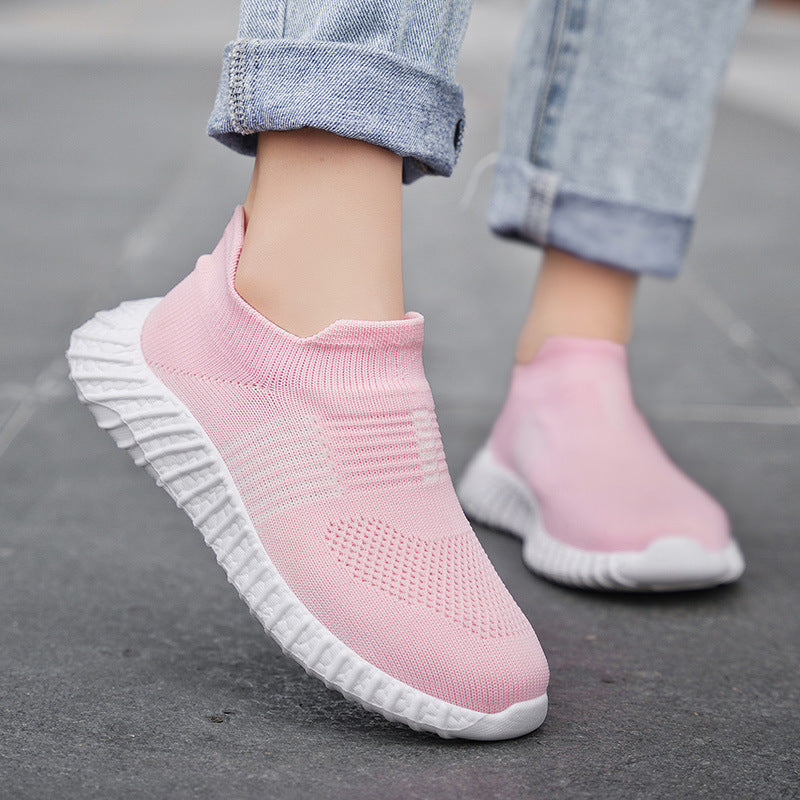 Damen Hochinnovative Slip-On Sneakers mit atmungsaktivem Obermaterial und flexibler Sohle