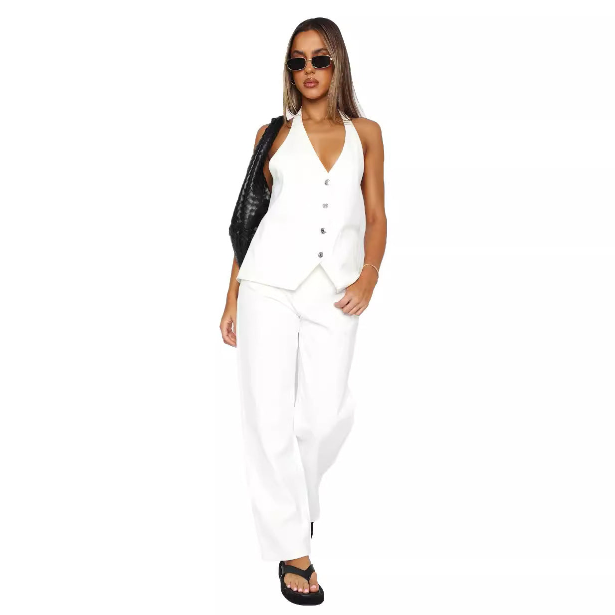 Damen Elegantes und lässiges Zweiteiler-Anzug-Set R&B
