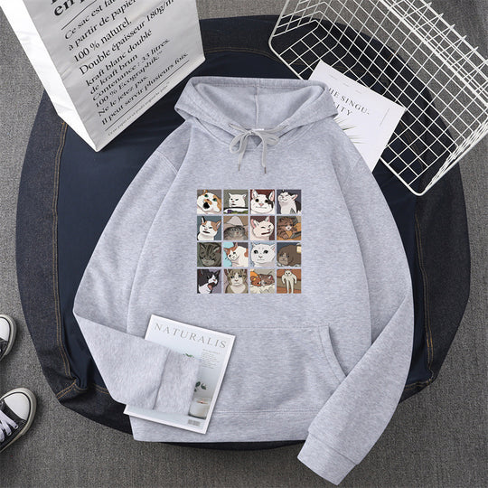 Damen Sweatshirt mit Tier-Motiv R&B