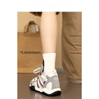 Damen sportliche Sneakers mit atmungsaktiver Mesh-Oberfläche und dämpfendem Fußbett R&B