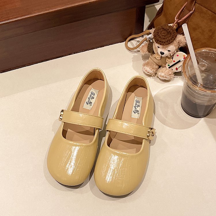 Damen elegante Mary Jane Ballerinas mit modischem Schnallenakzent R&B