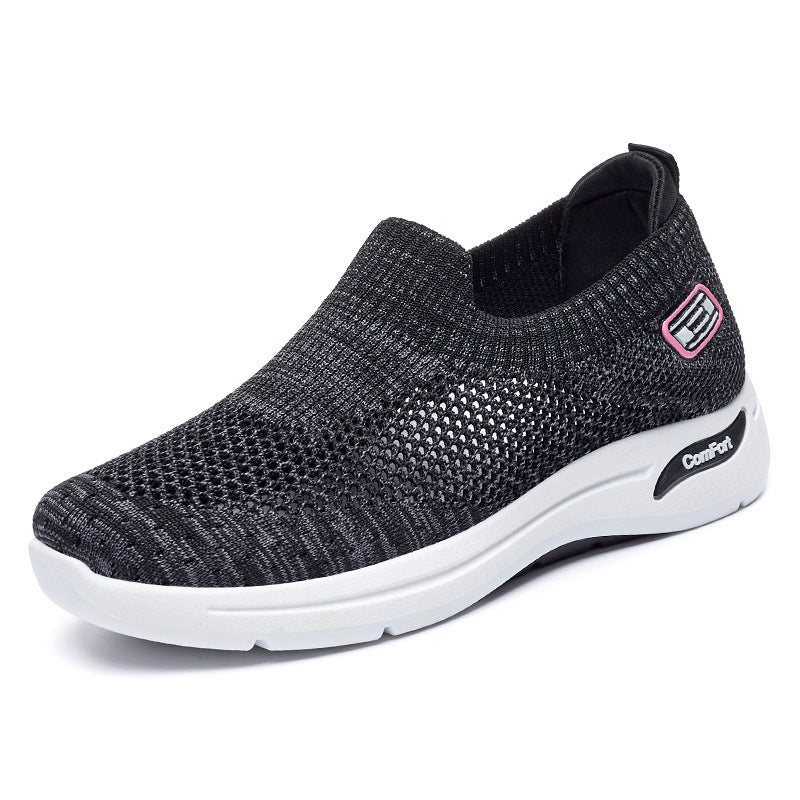 Damen Atmungsaktive Slip-On Sneakers mit weichem Stretch-Obermaterial R&B