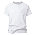 Herren lässiges Kurzarmshirt mit modischem Schnitt und atmungsaktiver Baumwolle
