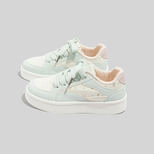 Damen Sneakers mit floralem Allover-Druck und bequemer Sohle R&B