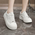 Damen Sportliche Plateau Sneakers mit rutschfester Sohle und atmungsaktivem Obermaterial R&B