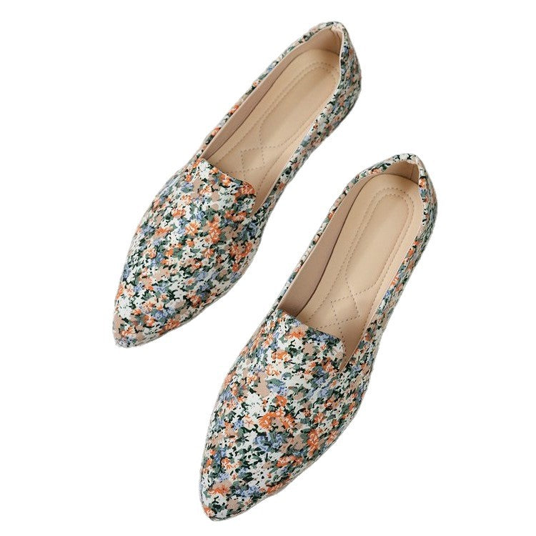 Damen Ballerinas mit eleganter Tweed-Oberfläche R&B
