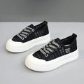 Damen modische Plateausneaker mit atmungsaktiver Mesh-Oberfläche und rutschfester Sohle R&B