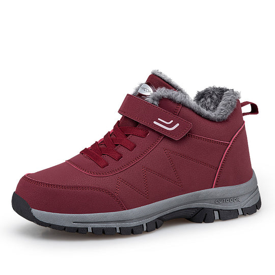Damen Winterfestliche Wanderschuhe mit isolierendem Futter und rutschfester Sohle R&B
