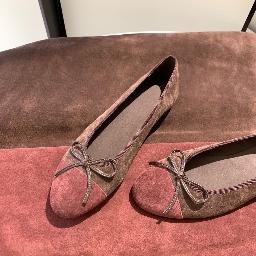 Damen Ballerinas mit modischem Schleifendetail R&B