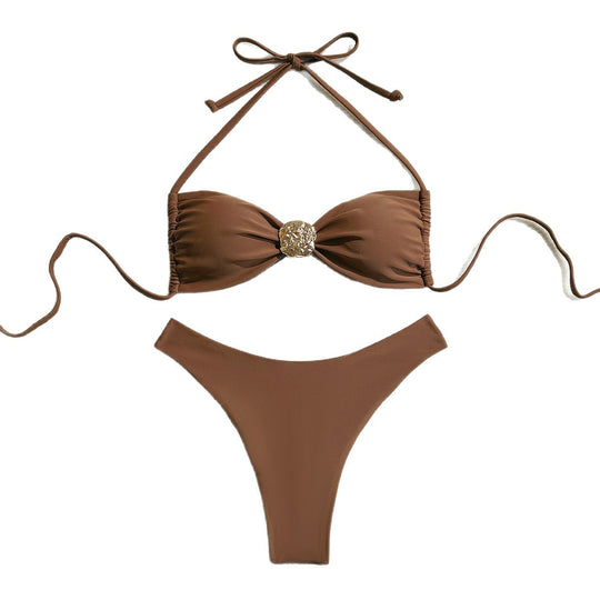 Damen Glamouröser Monokini mit modischen Cut-Outs R&B