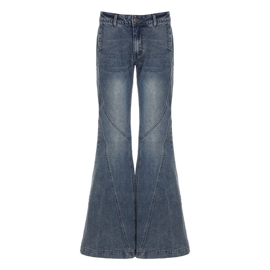 Damen Flared Jeans im individuellen Vintage-Look mit skandinavischem Flair R&B