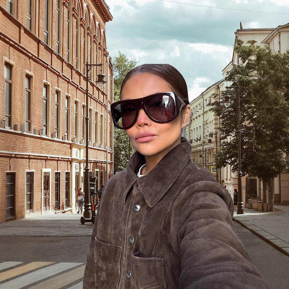 Damen Modische Wildlederjacke mit strukturiertem Design und praktischen Taschen R&B
