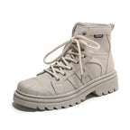 Damen Hochformat Sneaker aus robustem Textil mit trendiger Profilsohle R&B