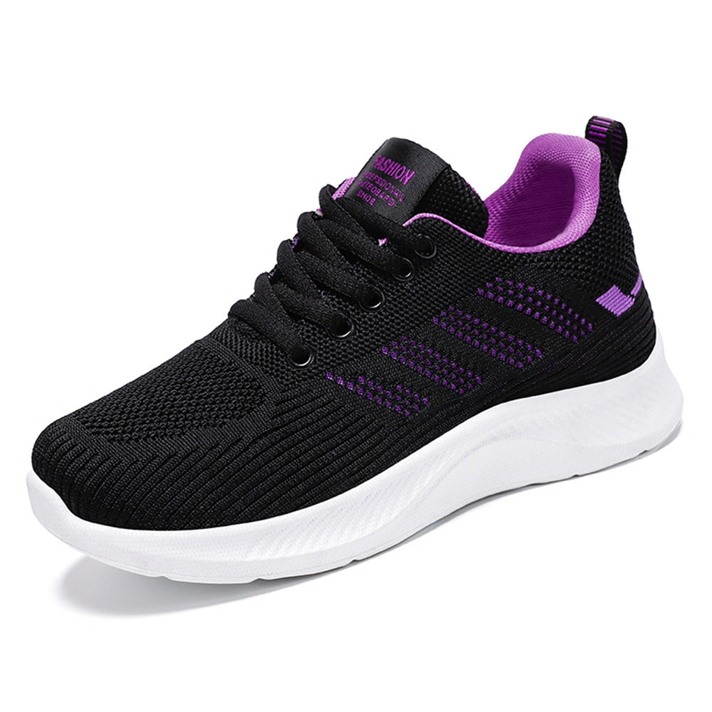 Damen sportliche und atmungsaktive Fitnessschuhe mit rutschfester Sohle R&B