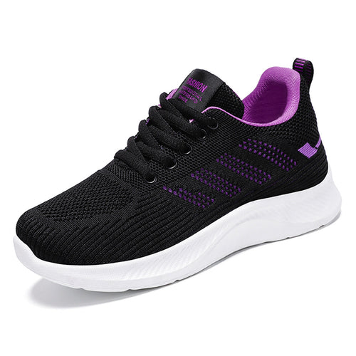 Damen sportliche und atmungsaktive Fitnessschuhe mit rutschfester Sohle R&B