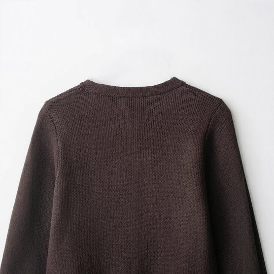 Damen trendige Fransenstrickjacke R&B
