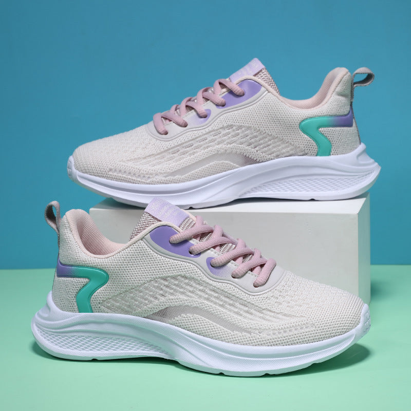 Damen Leichte und atmungsaktive Sport Sneakers mit flexibler Sohle R&B