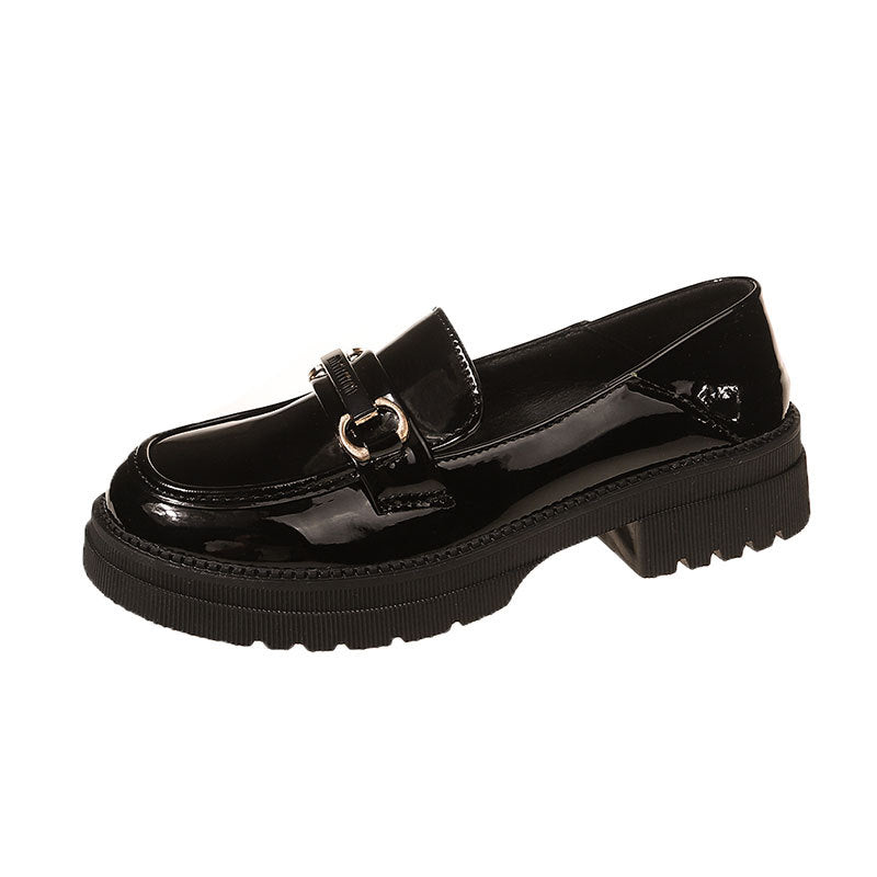 Damen Klassische Loafer mit modischer Schnallenverzierung R&B